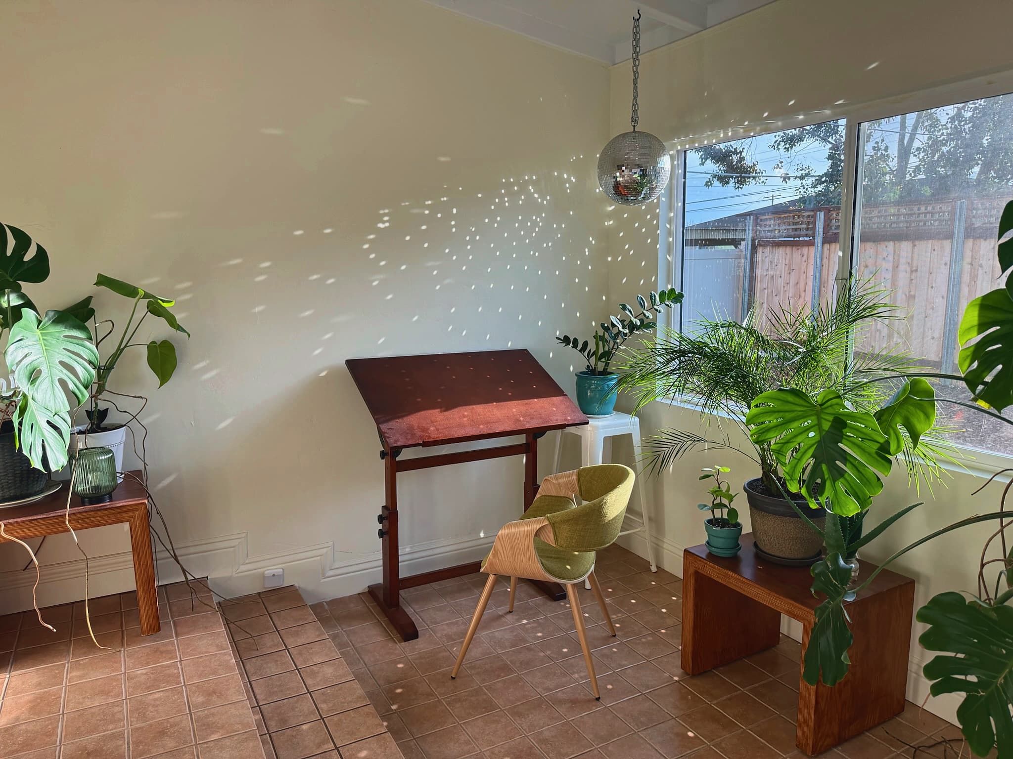 Disco-ball light show